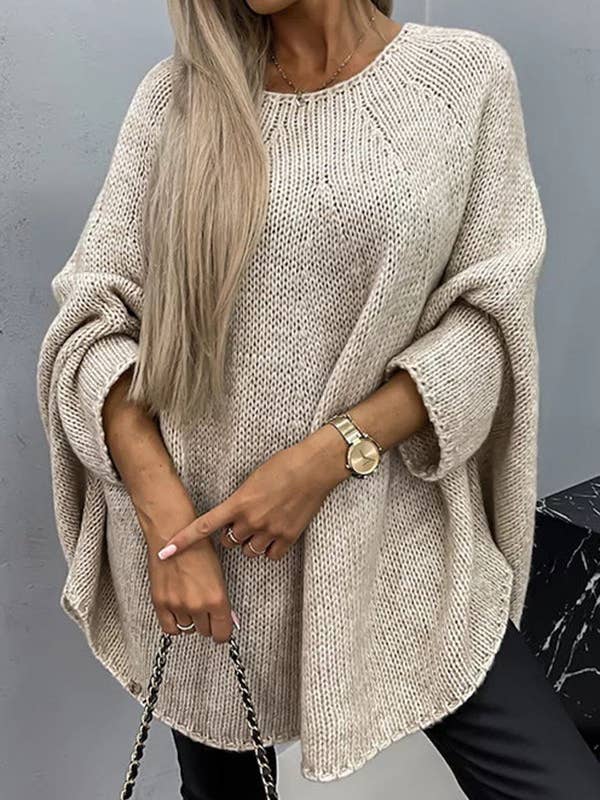 Women Oversized Sweater Tunic