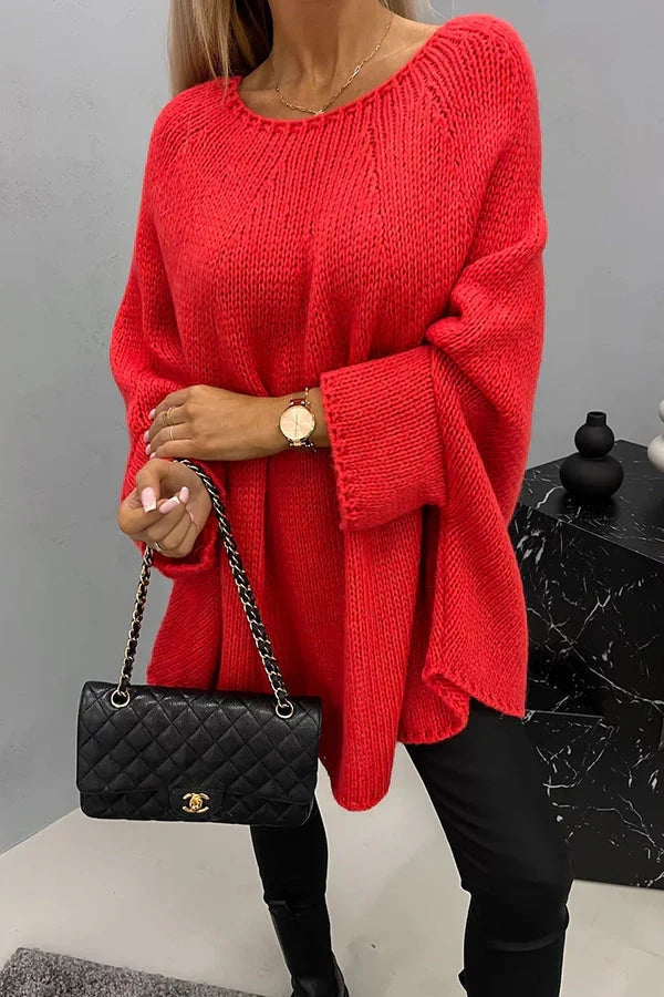 Women Oversized Sweater Tunic