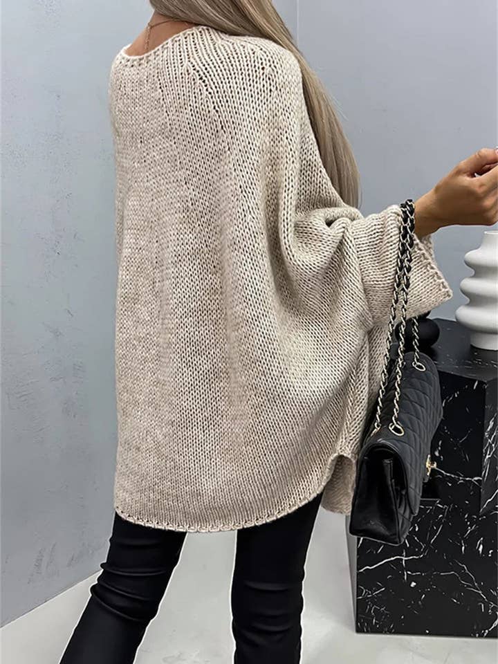 Women Oversized Sweater Tunic