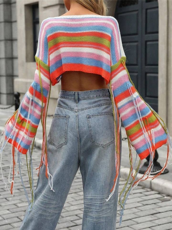 Women Stripe Sweater