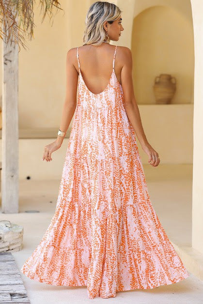 Women Maxi Dress Printed Sleeveless By Pretty Bash