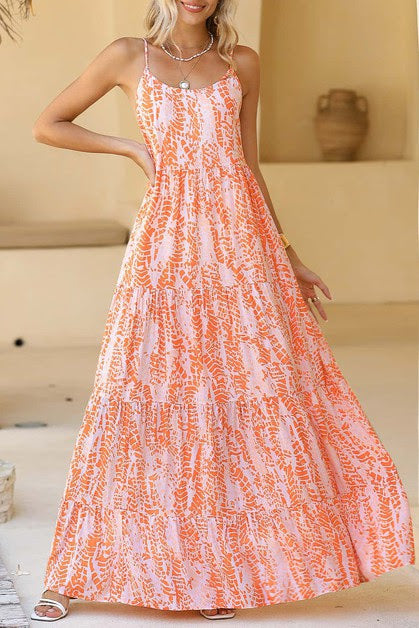 Women Maxi Dress Printed Sleeveless By Pretty Bash