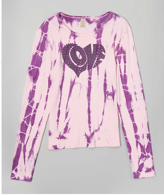 Girls & Junior Long Sleeve T shirt - Love