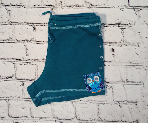 Girls Shorts - Owl -& Beads