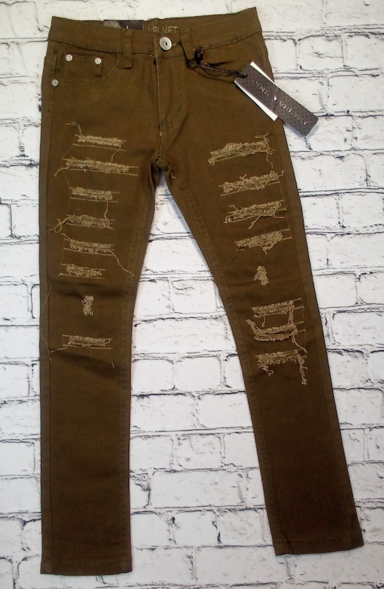 Girls Pants - Distressed