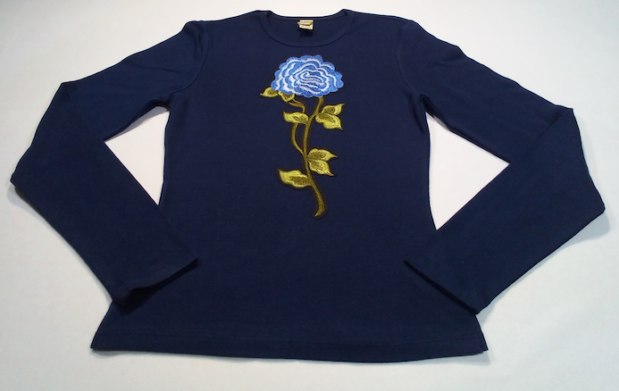 Girls Long Sleeve Top - Flower Patch
