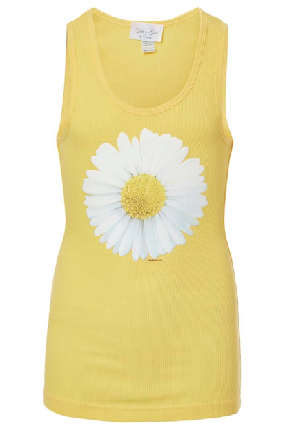 Girls & Junior Sleeveless Tank Top - Flower By Glitter Girl