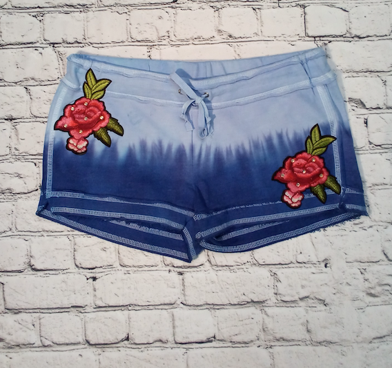 Junior Shorts - Flower - Tie Dye