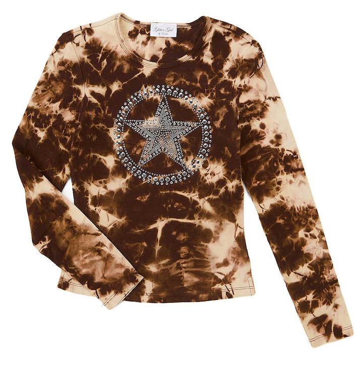 Girls Long Sleeve Top - Star