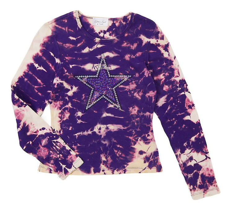Girls Long Sleeve Top - Star