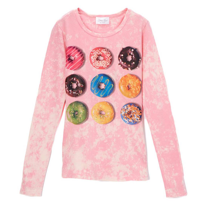 Girls Long Sleeve Top - Donuts