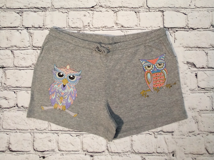 Girls Shorts - Owls