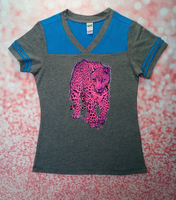 Girls Short Sleeve Top - Tiger
