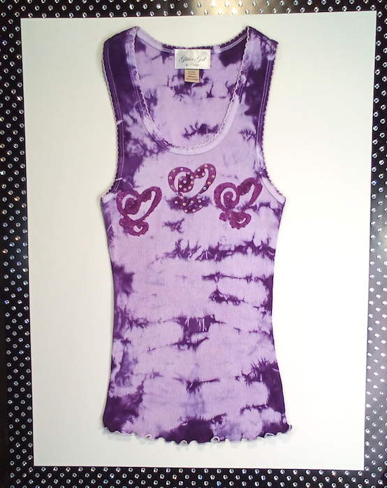 Girls Sleeveless Top- Hearts