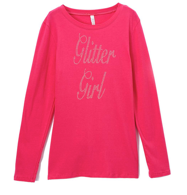 Girls Long Sleeve Top -By Glitter Girl