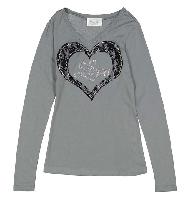 Girls Long Sleeve Top - Love