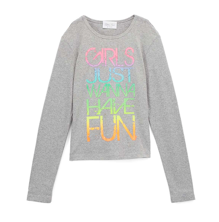 Girls Long Sleeve Top - Graphic