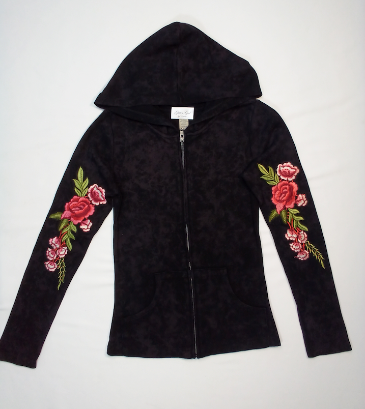 Girls Long Sleeve Top - Zip up Jacket