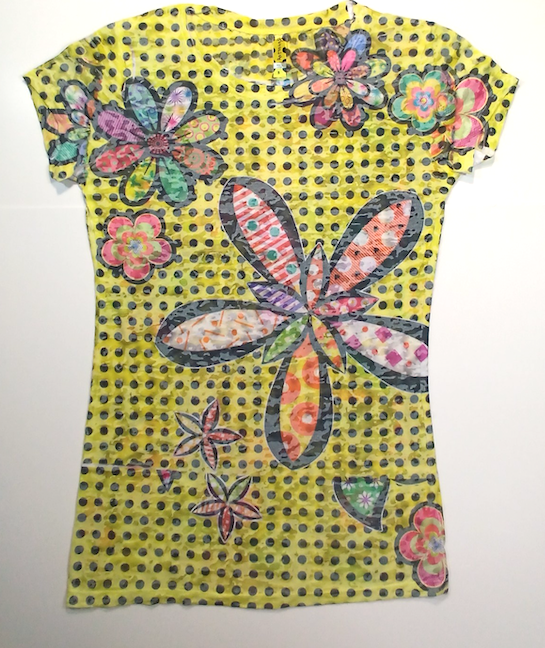 Girls Short Sleeve Top - Allover Print
