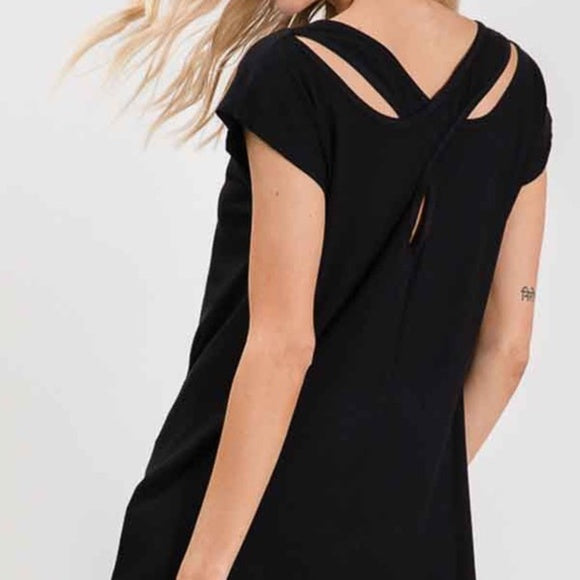 Women Tunic Cross Over Back