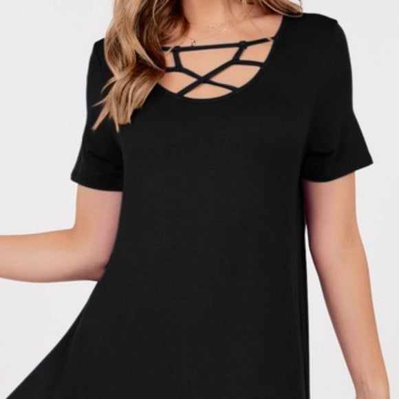 Women Bird cage front Dress