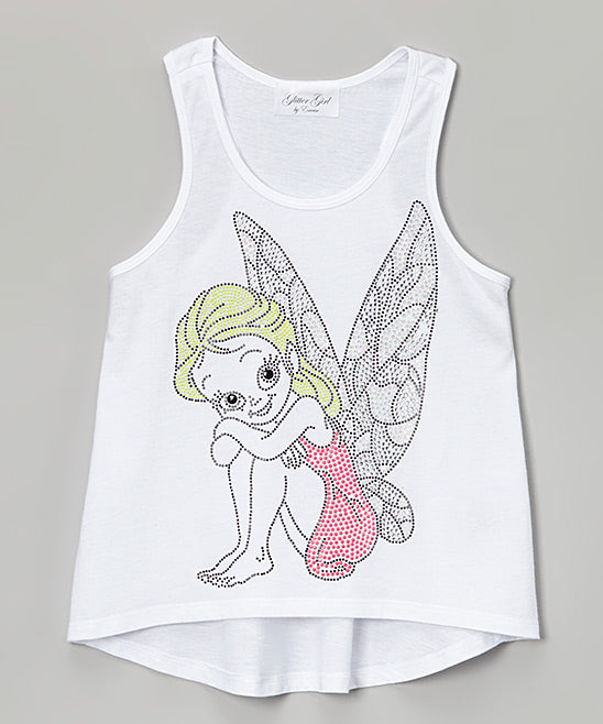 Girls Sleeveless Top - Fairy Wings
