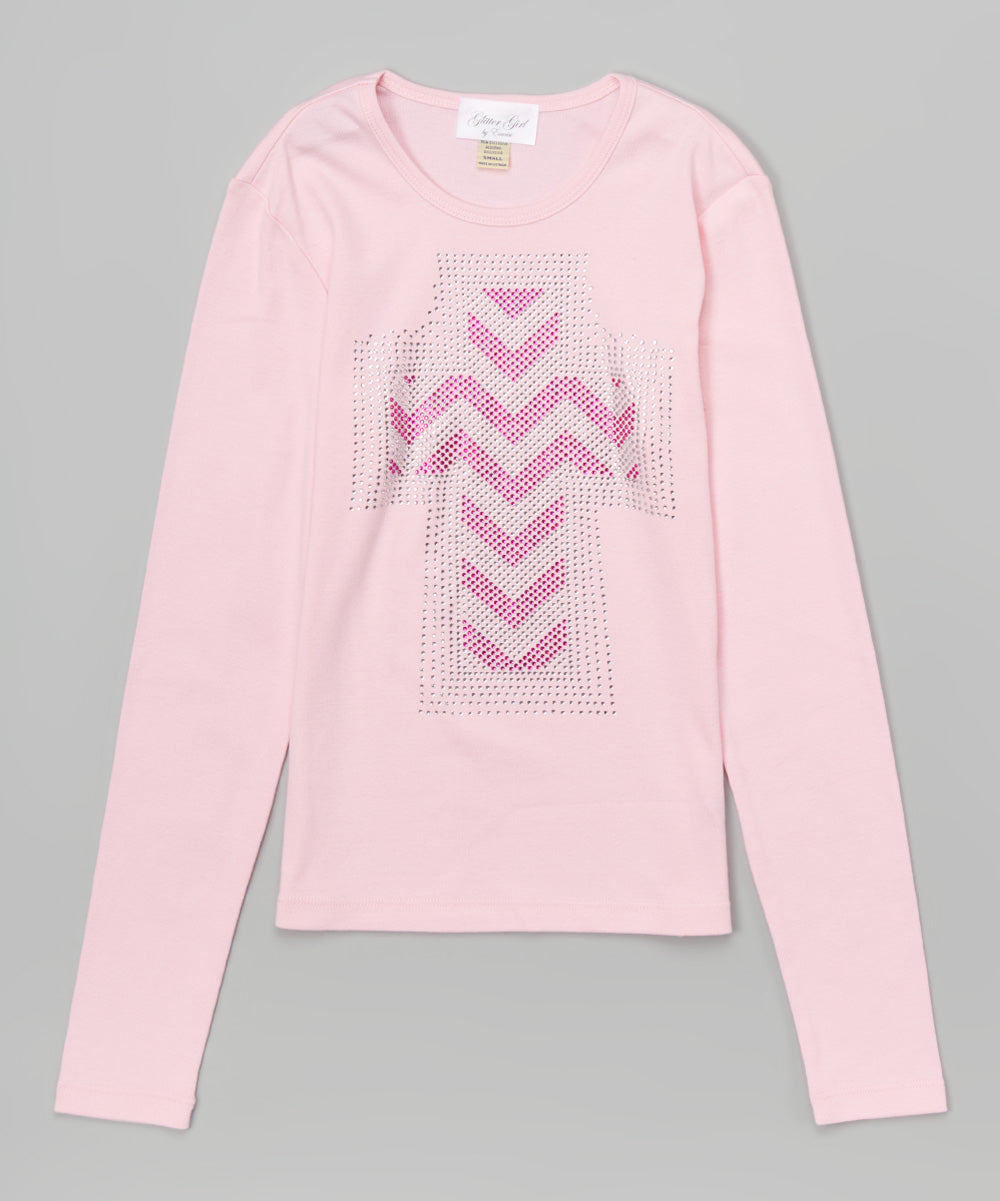 Girls Long Sleeve Top - Cross