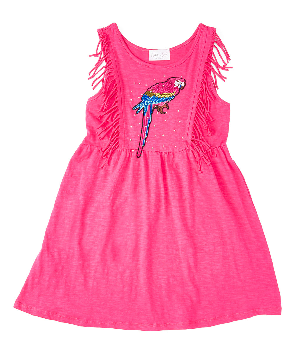 Girls Dress - Parriot By Glitter Girl