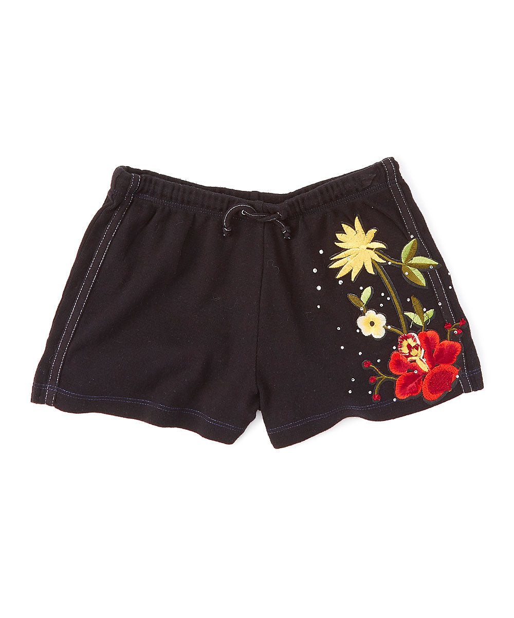 Girls Shorts- Flower