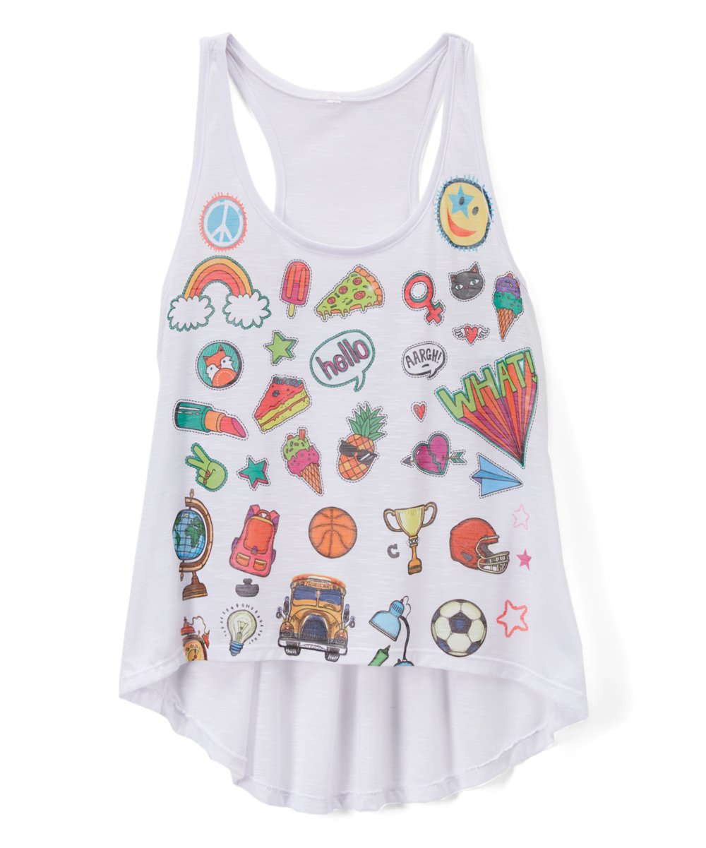 Girls Sleeveless Top - Graphic