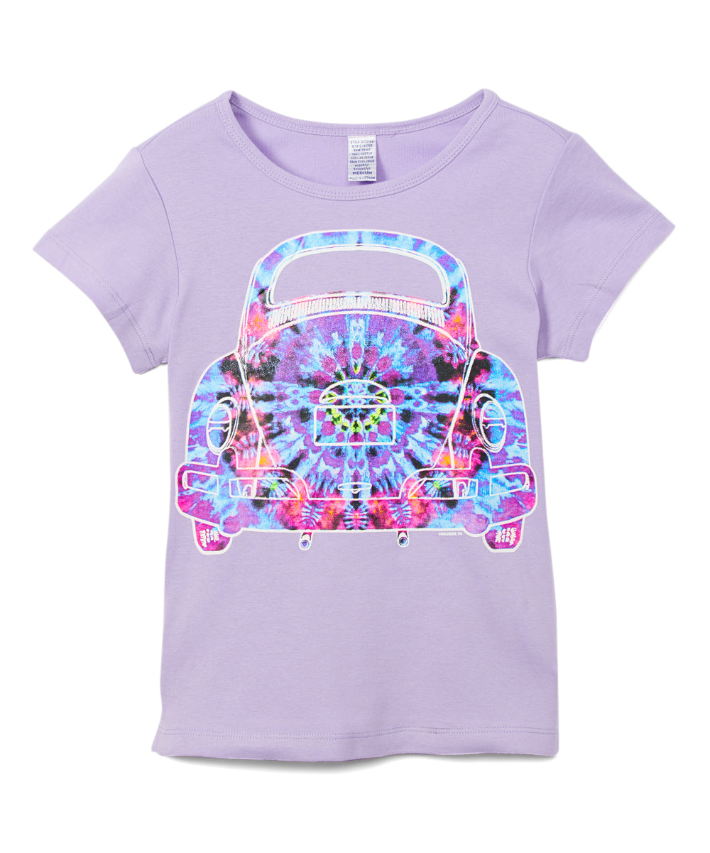 Girls Short Sleeve Top - Bus