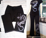 WOMEN BLACK PANTS EVENT