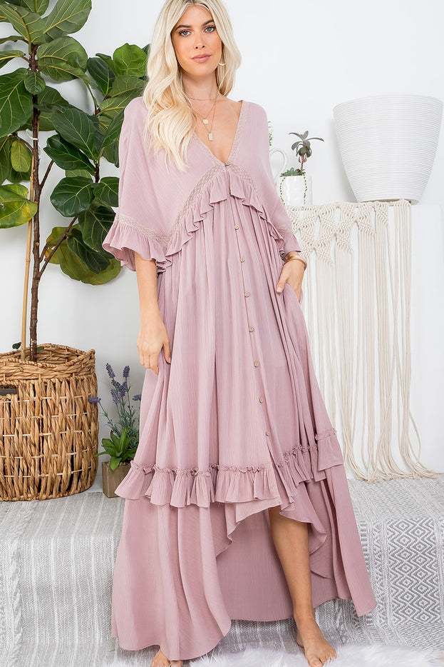 Women Cover Up Maxi Dress By Sweet Lovely by Jen