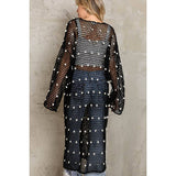 Women Long Length Thin Sweater