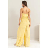 Women Jumpsuit Textured Tube Top  By Hyfve
