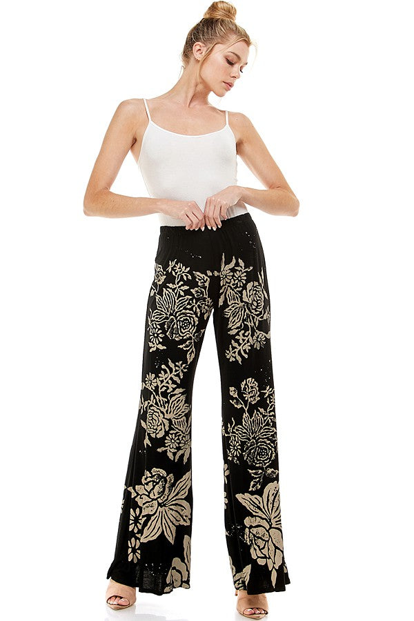 Women Flower Pant