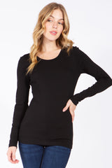 Women Long  Sleeve Cotton Tee Shirt