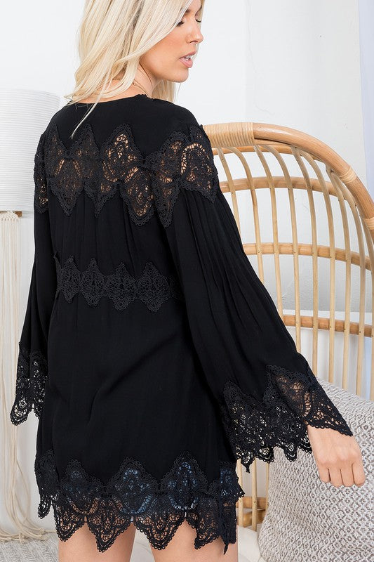 Women Lace Tunic