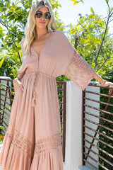 Women Jumpsuit Lace Kimono By  Sweet Lovely by Jen