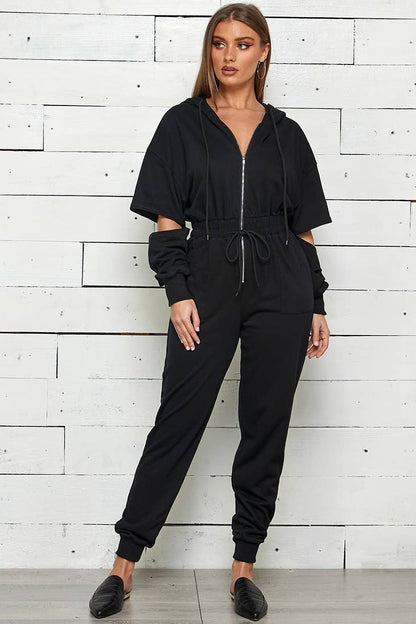 Women French Terry Jumpsuit by Shop Michella