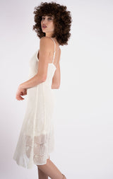 Women Bora Bora Sleeveless Lace Crochet Dress By Silk & Salt