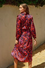 Women Floral Wrap Dress