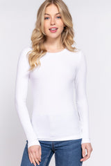 Women Long  Sleeve Cotton Tee Shirt