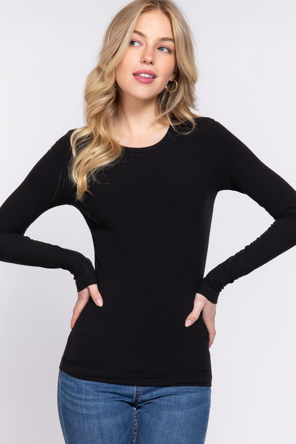 Women Long  Sleeve Cotton Tee Shirt