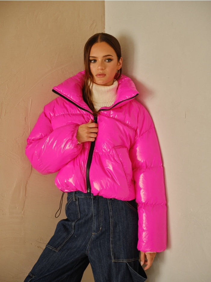 Junior Oversized Cropped Puff Jacket