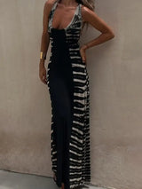 Women Tie Dye Maxi Dress