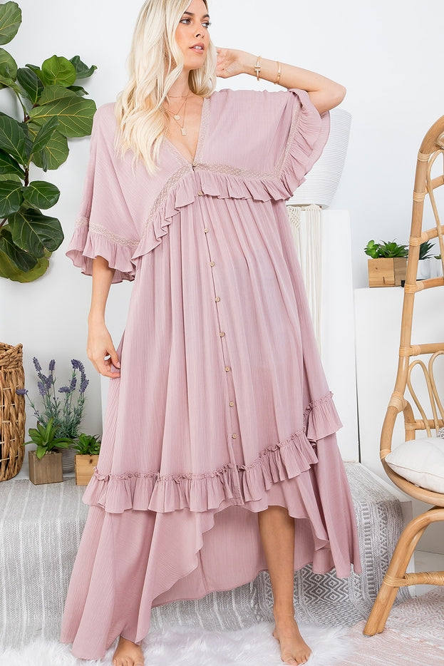 Women Cover Up Maxi Dress By Sweet Lovely by Jen