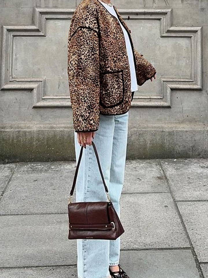 Women Leopard jacket