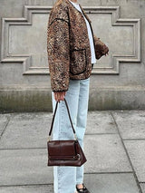 Women Leopard jacket