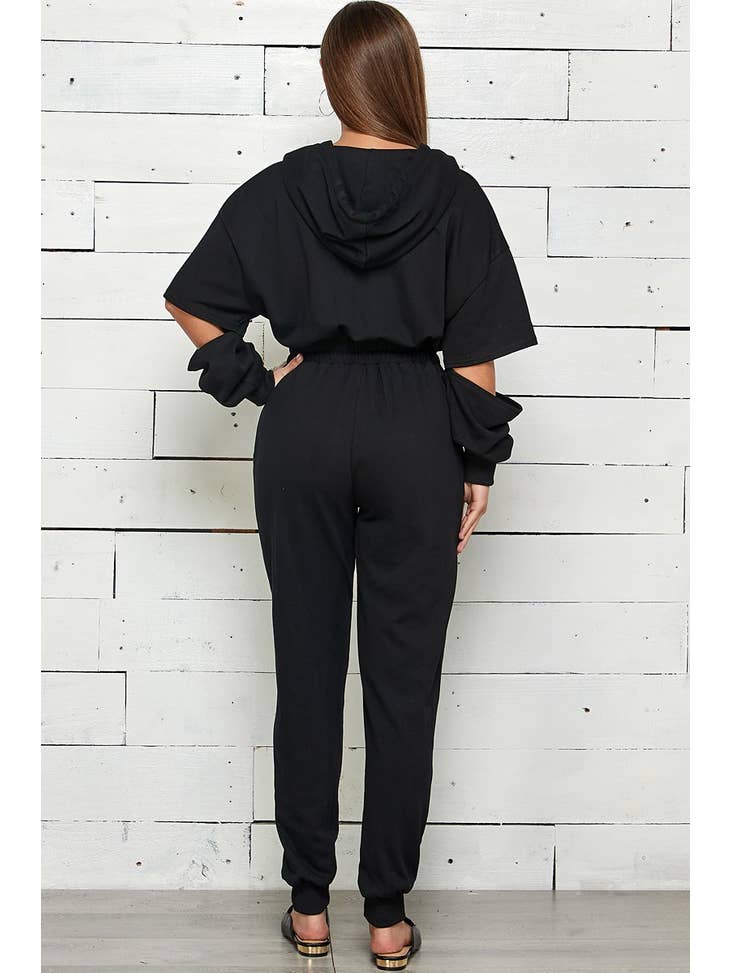 Women French Terry Jumpsuit by Shop Michella